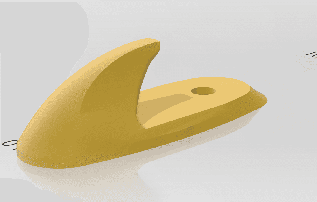 Holder wall 4mm 3d model