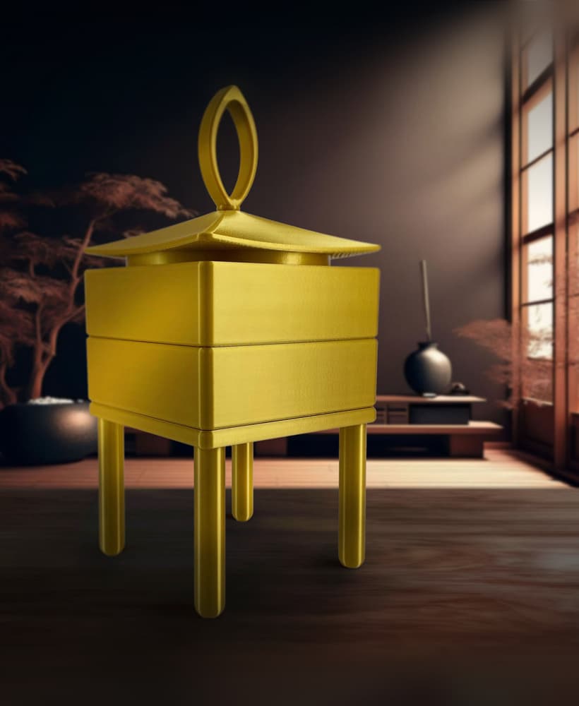Jewelry Box Tea Box Makeup Organizer Container Bin 3d model