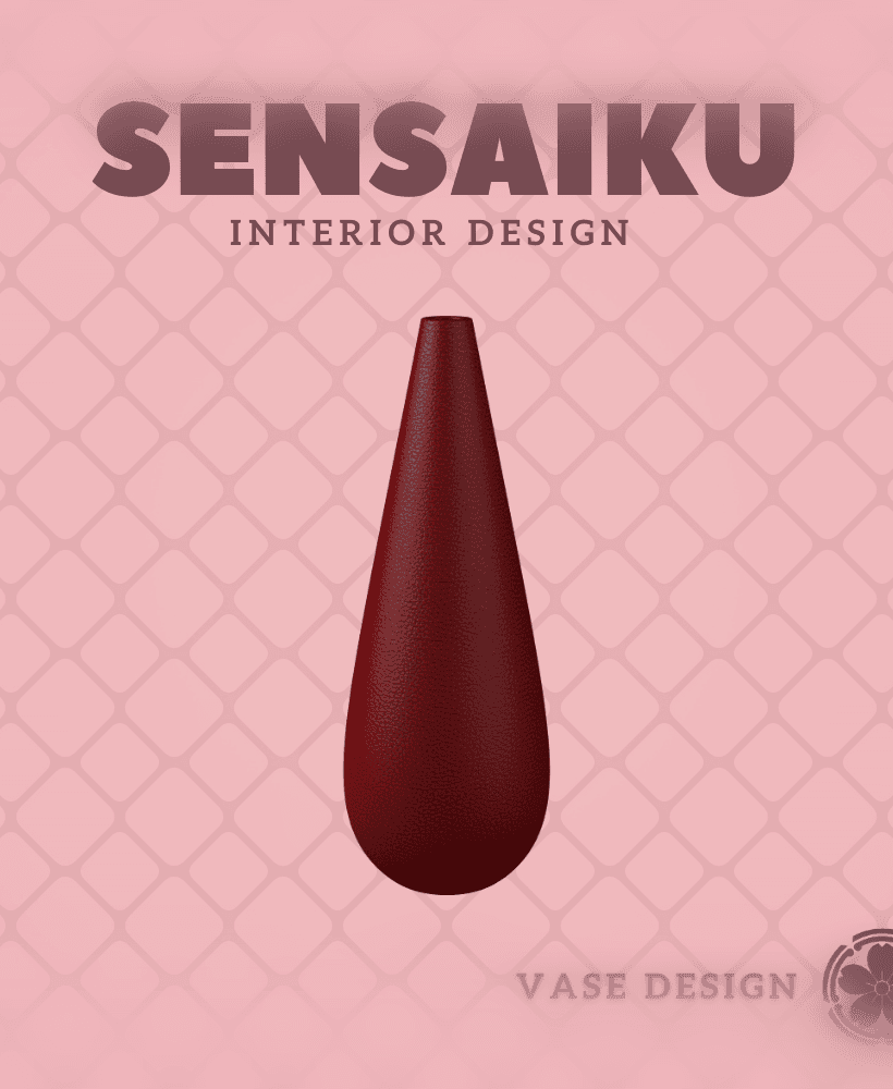 154. Cylinder - V113 Custom Vase Design - Ikebana Home Decoration 3d model
