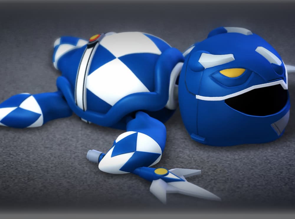 Super Turtle Blue Ranger 3d model