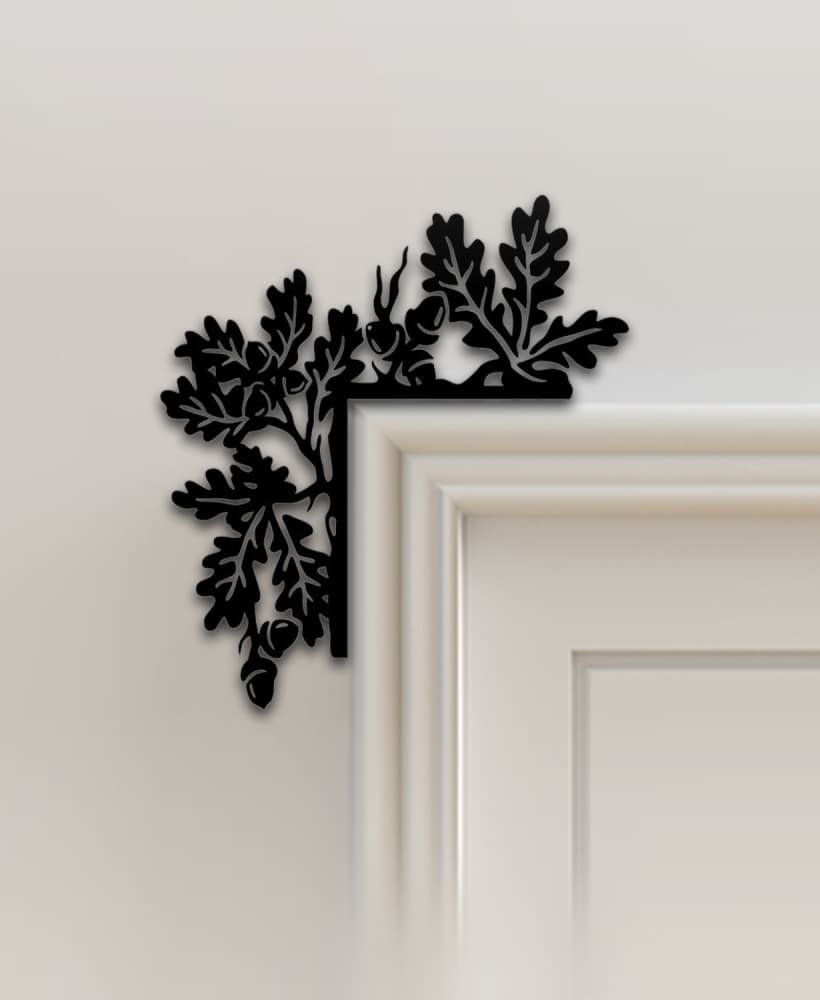 Flower Door Corner Decor 3d model