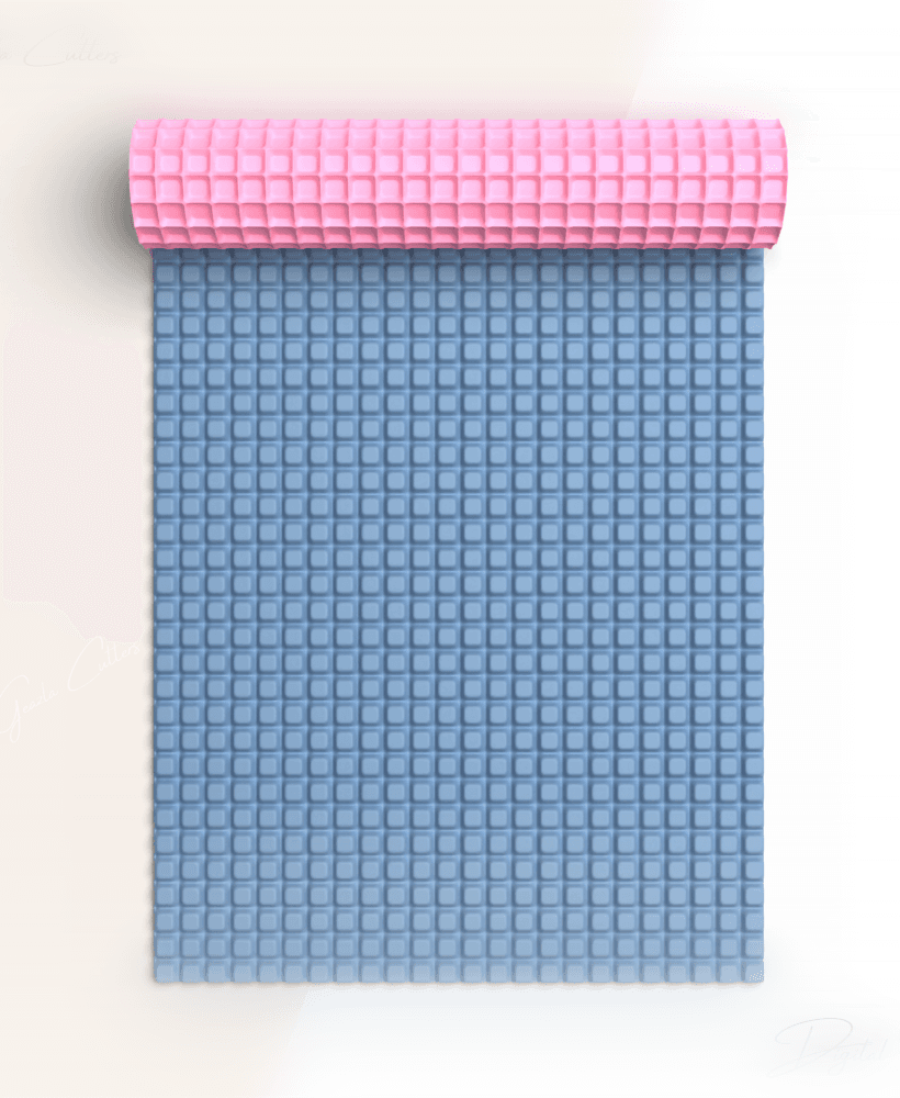 Square Blocks Texture Roller For Polymer Clay, Squares Clay Texture Roller, Clay Tool, No: 788 3d model
