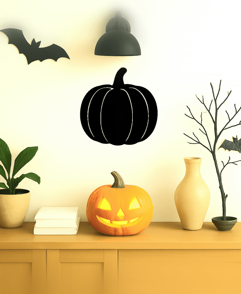Decoration murale d'halloween 3d model