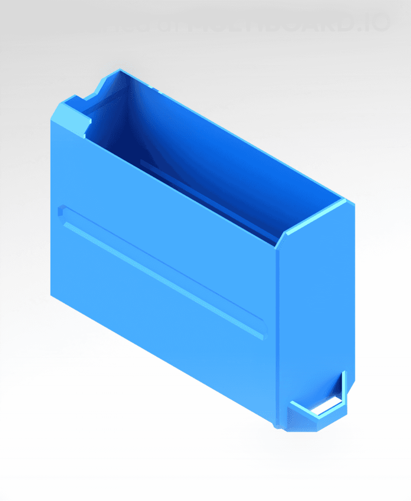 1x2x2.5 LU - Magnetic - Simple Multibin Drawer 3d model