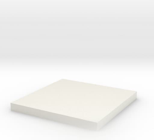 N Scale - 12' x 12' Foundation Pad 3d model
