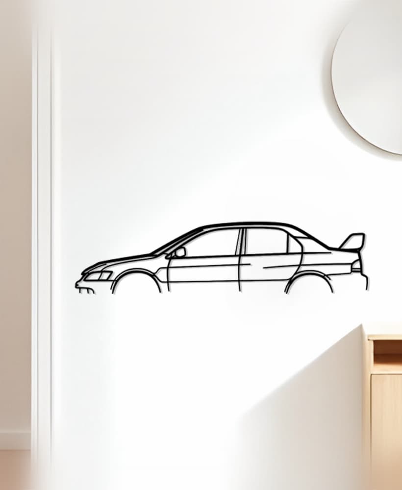 Evo IX Wall Art, Wall Decor, Home Decor 3d model