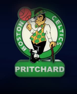 Boston Celtics Sign – LED Strip Compatible 3d model