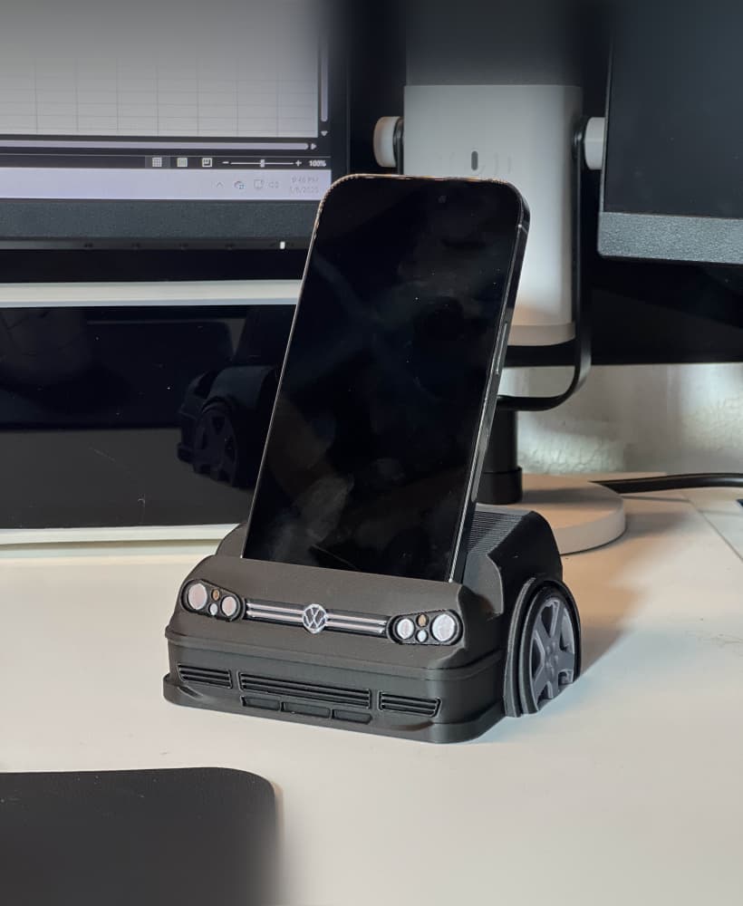 MK4 GTI Business Card Holder and Phone Stand 3d model