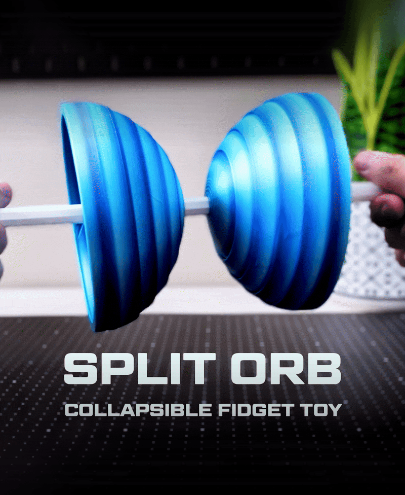 Split Orb - Collapsible Fidget Toy 3d model