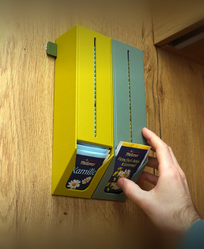 Tea bag dispenser 3d model