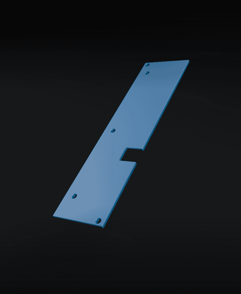 Intel RES3TV360 drilling template 3d model