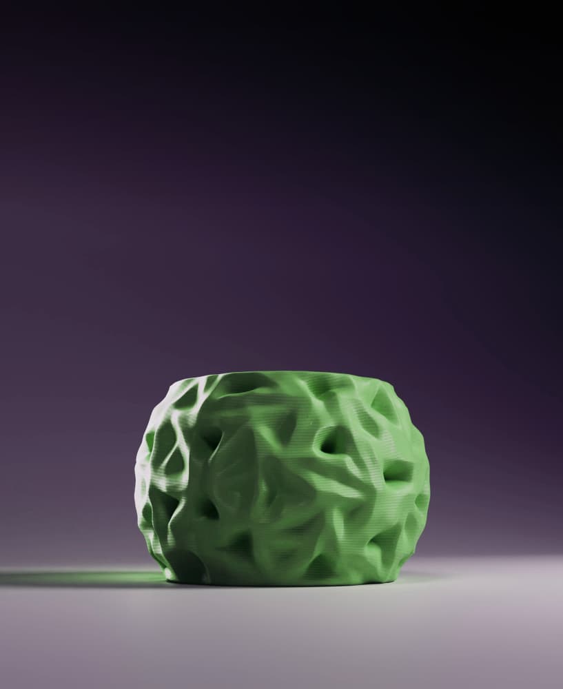 Pryramids Spin subtract Planter 3d model