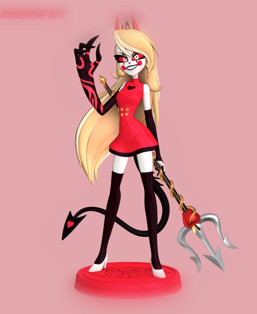 Charlie Demon Hazbin Hotel 3d model