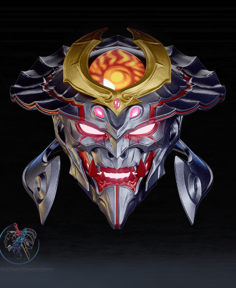 Yoshimitsu Helmet 3D Printer STL File 3d model