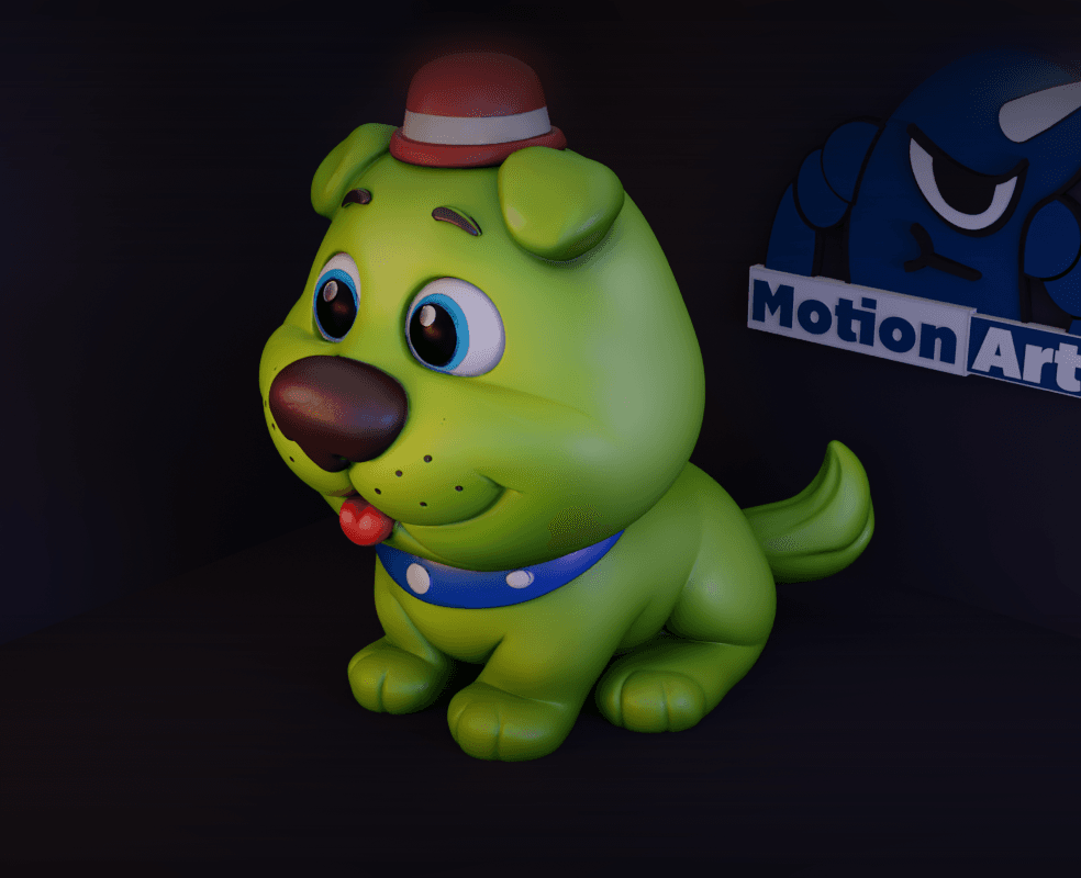 Cão de chapeu.stl 3d model