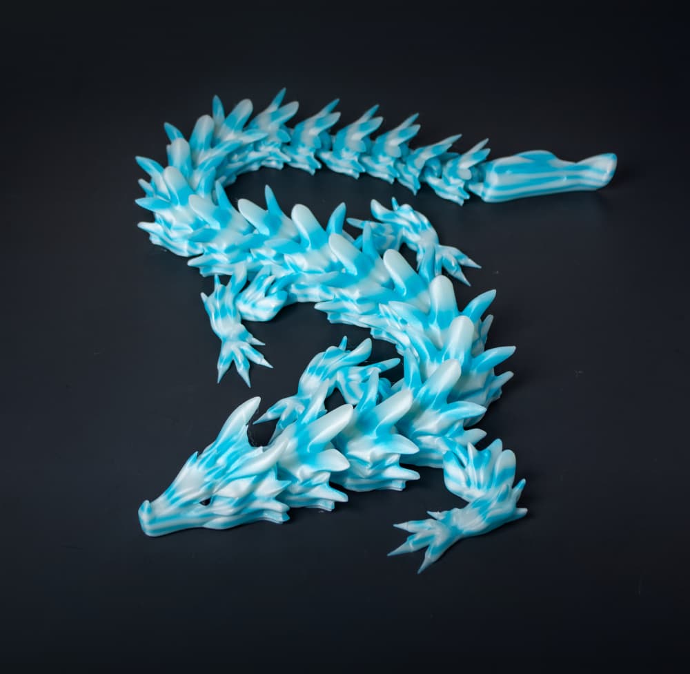 Water Dragon - Articulated dragon 3d model