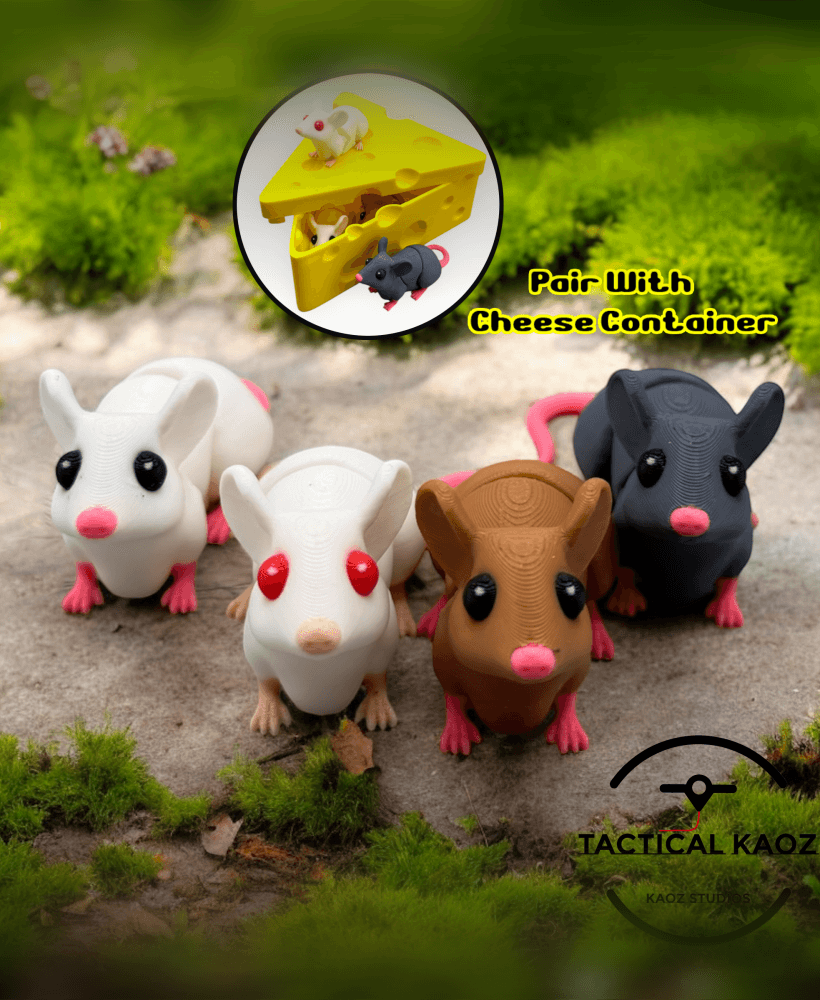 Flexy Articulating Mice 3d model