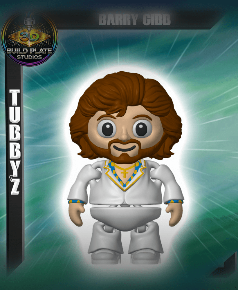 MusicThe Beegees Barry Gibb.3mf 3d model