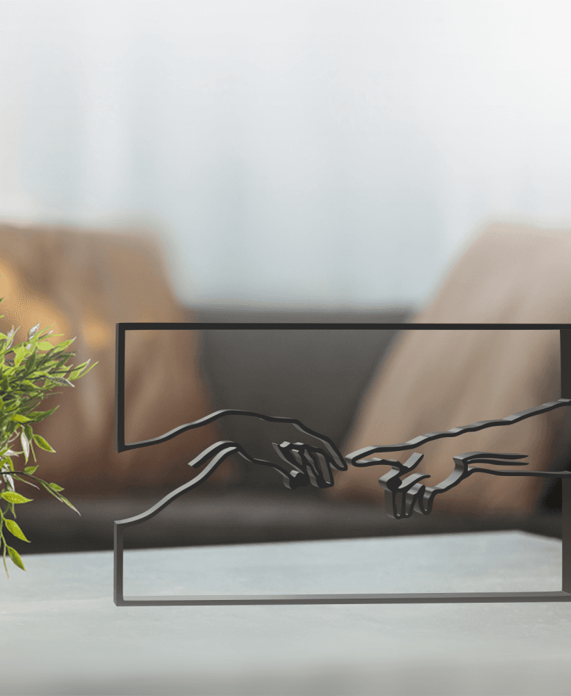 Line Art, Modern, Minimalist 3d model