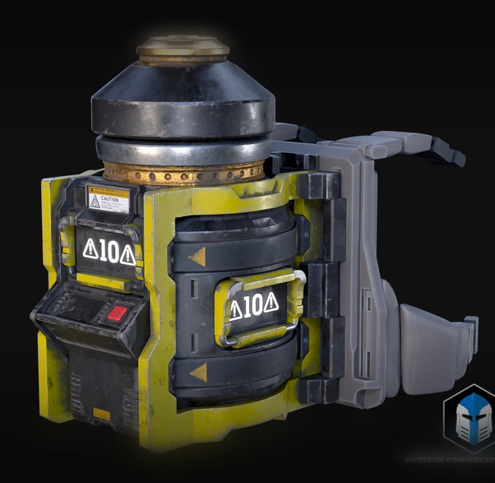 HD2 - Hellbomb Backpack - 3D Print Files 3d model
