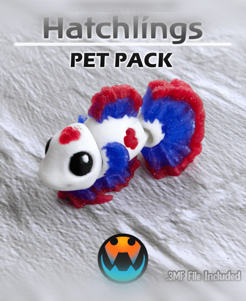 Betta Fish - Hatchling 3d model