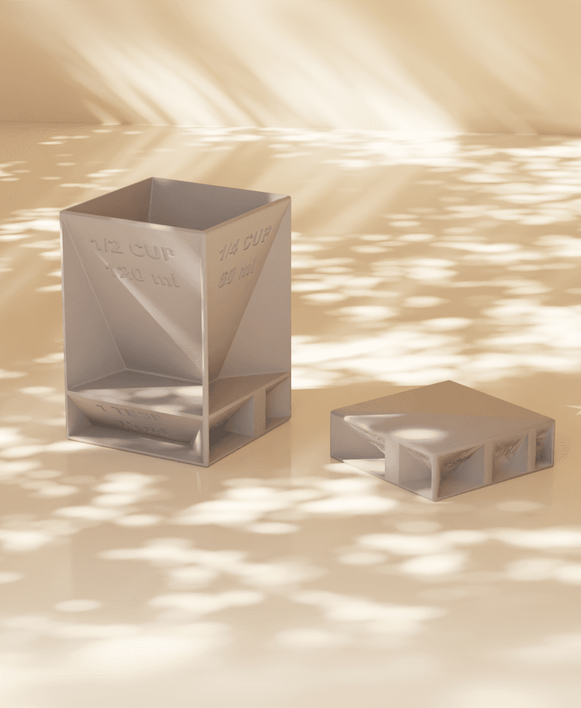 Measuring Cube for Ingredient Measurement 3d model