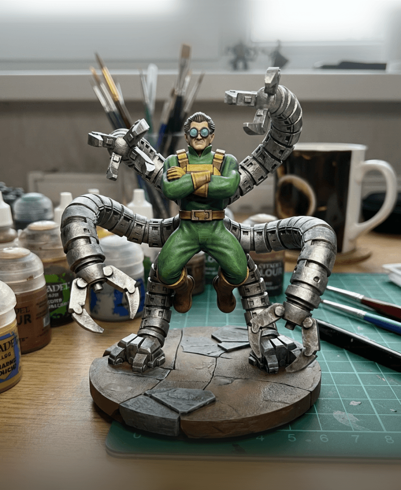 Doctor Octopus Figure | Spider-Man Foe with Mechanical Arms 3d model