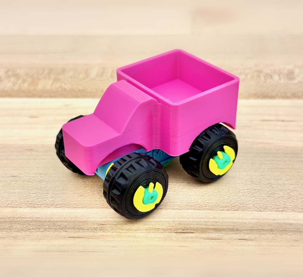STEMFIE Vehicle Variation - Dumptruck 3d model