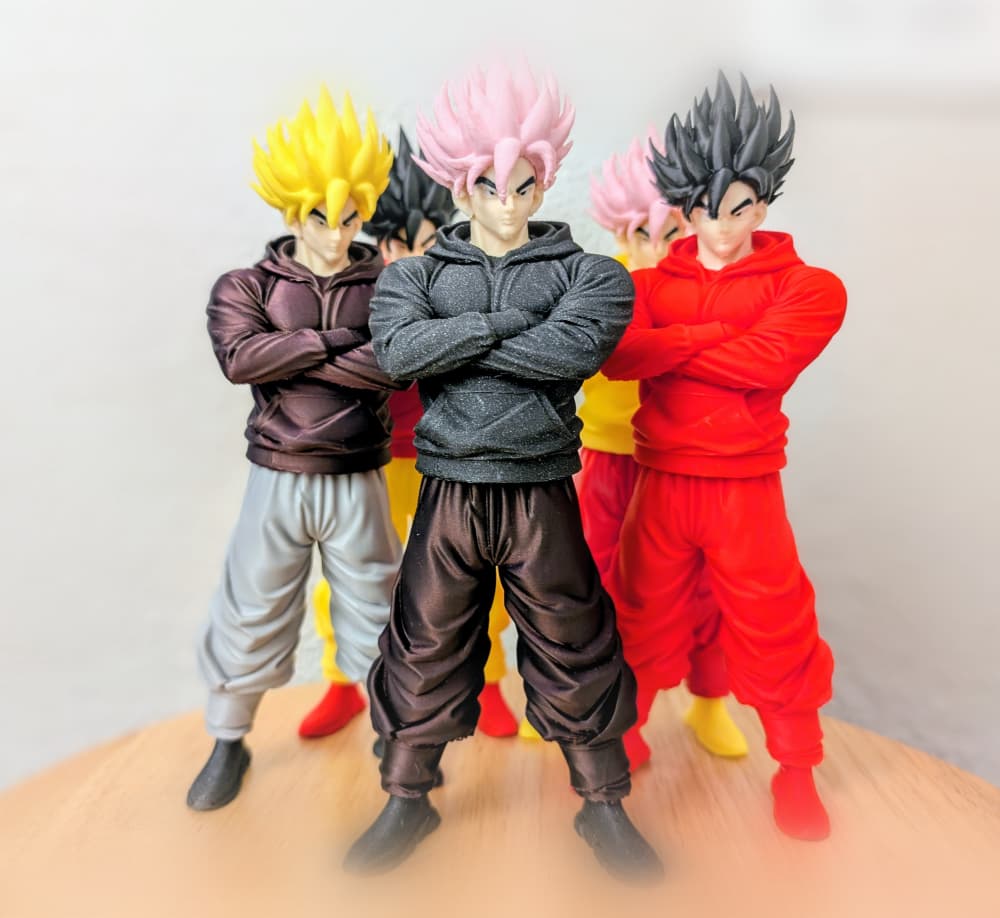 Build A Saiyan – No AMS + AMS Versions 3d model