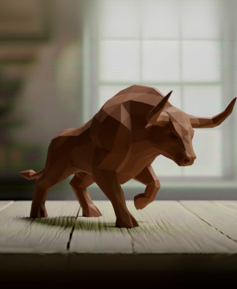 BULL LOWPOLY 3d model