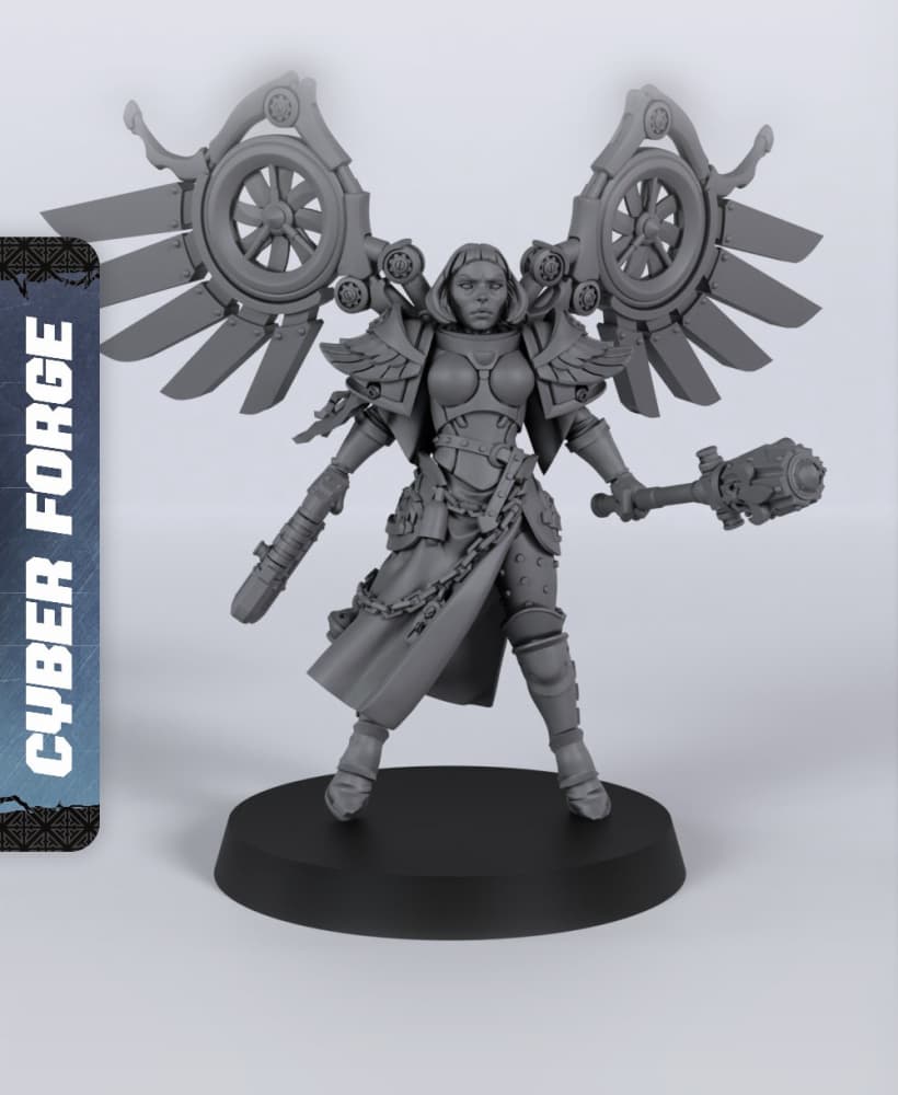 Celestial Squad - With Free Dragon - 5e DnD Inspired for RPG and Wargamers 3d model