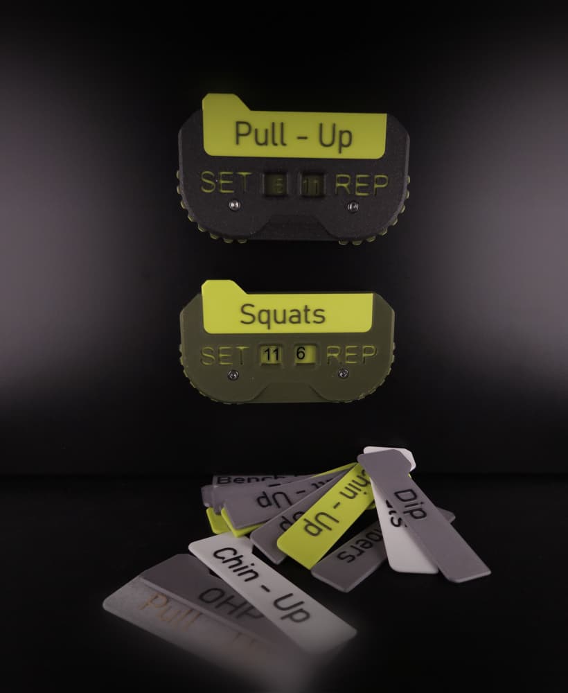 Set / Rep Counter - Analog Exercise Tracker 3d model