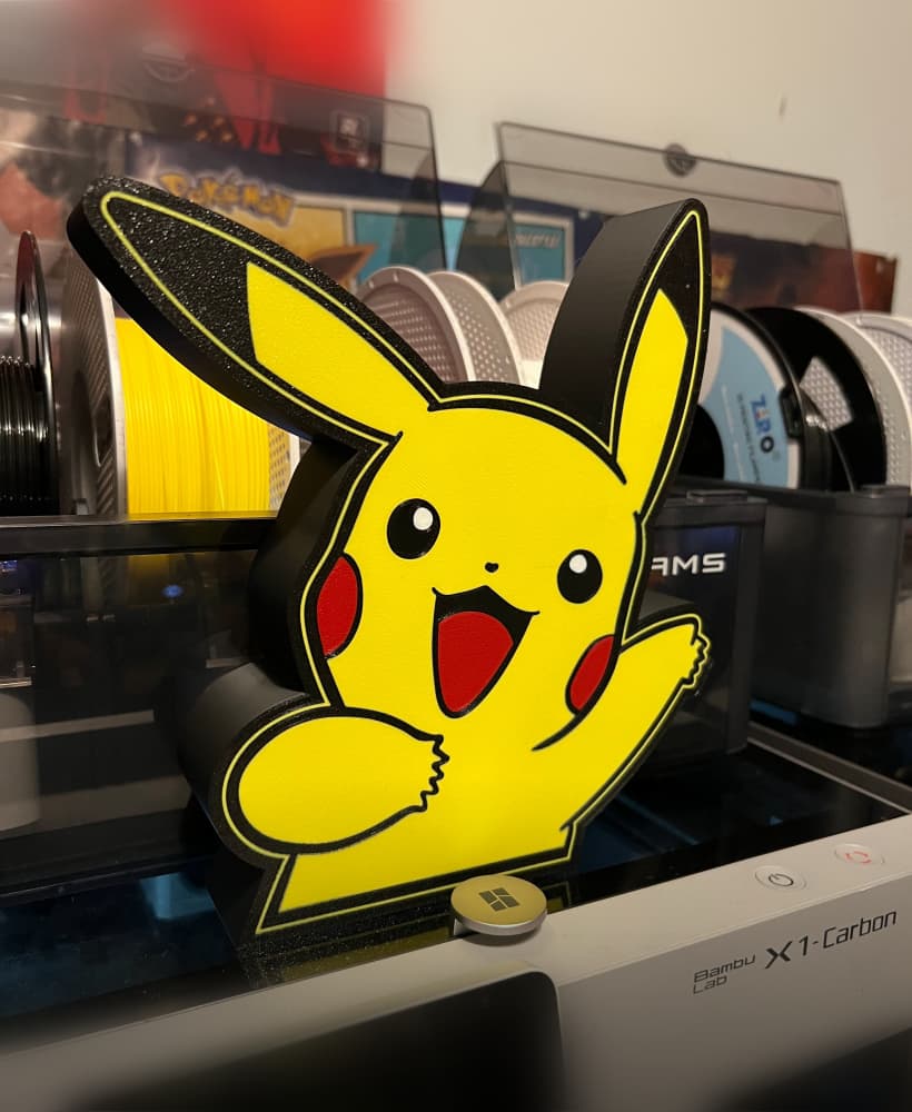 Pikachu Light Box! *FREE* Decorative Light Display 3d model