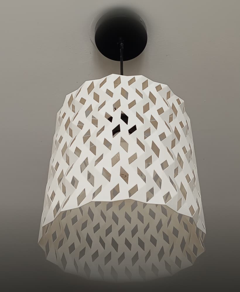 Lampe suspendue "Losanges" 3d model