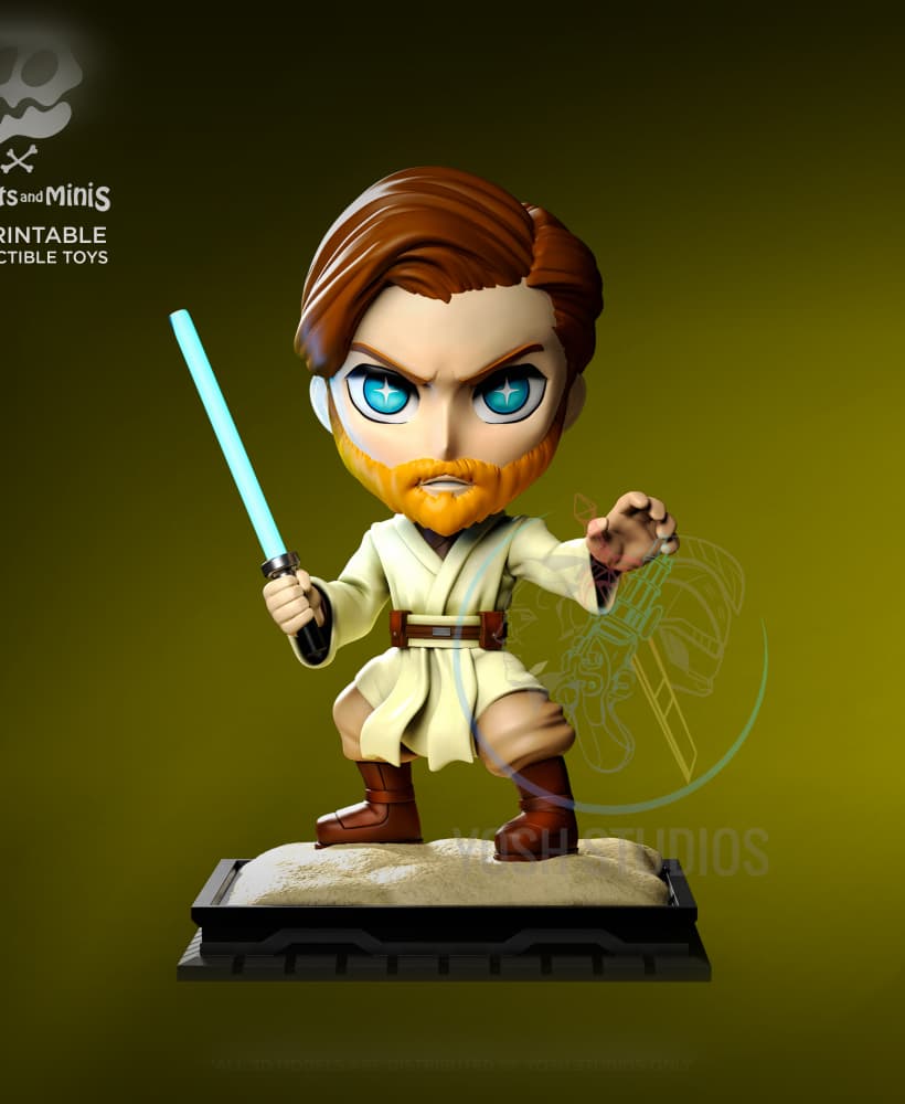 Obi Wan Mini 3D Printer STL 3d model