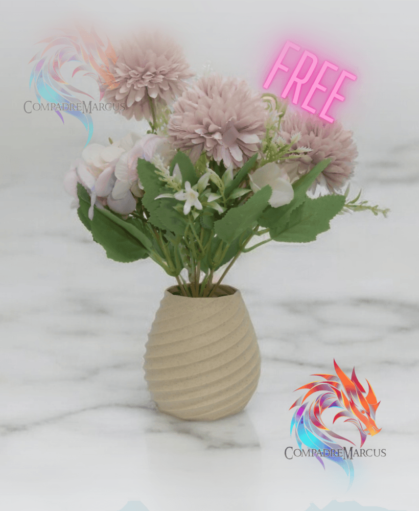 Spiral decorative Planter / No supports 3d model