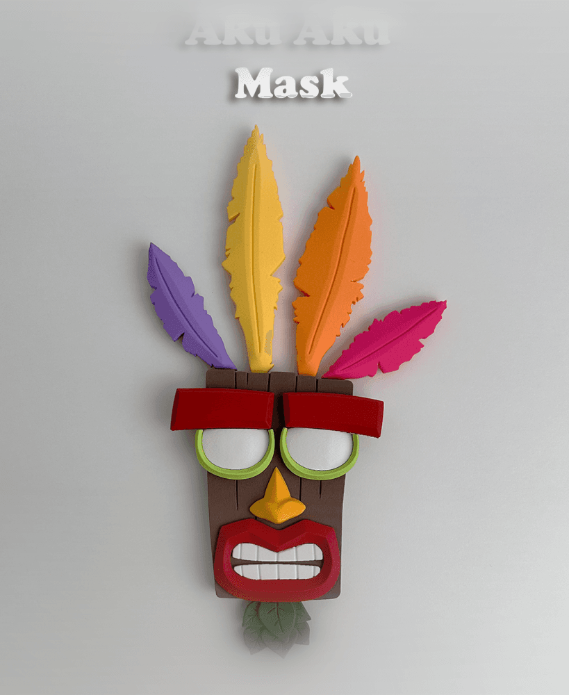 Aku Aku Mask 3d model