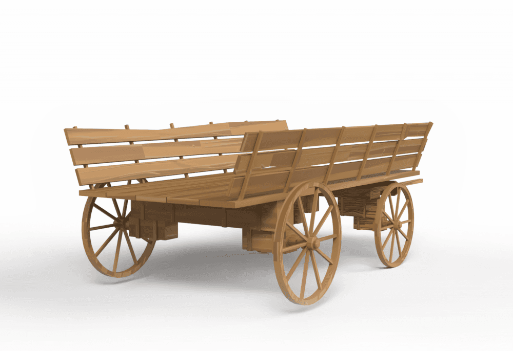 Medieval Vagon 3d model