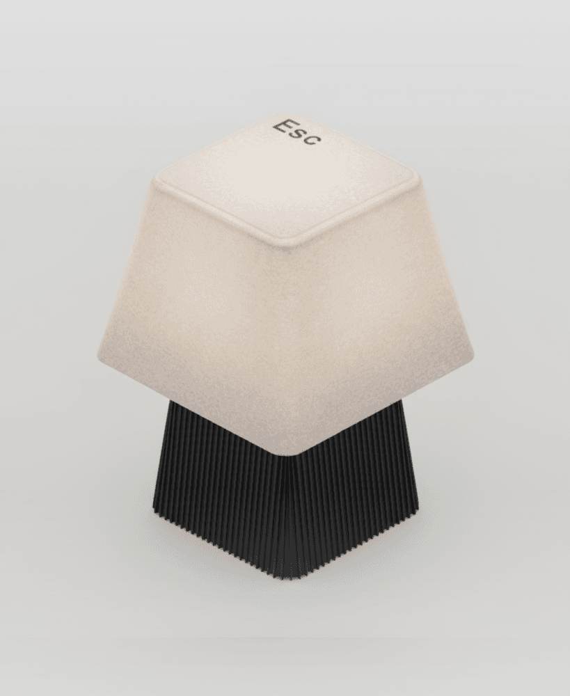 Esc Keycap Lamp_base 3d model