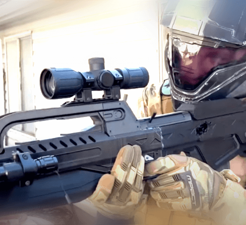 BR75 Airsoft Rifle 3d model