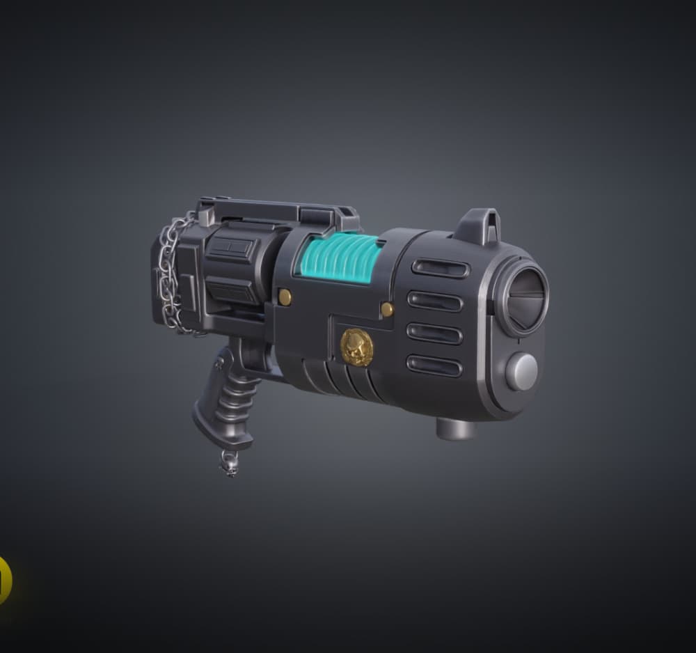 Plasma pistol - Drogos Reclamation 3d model