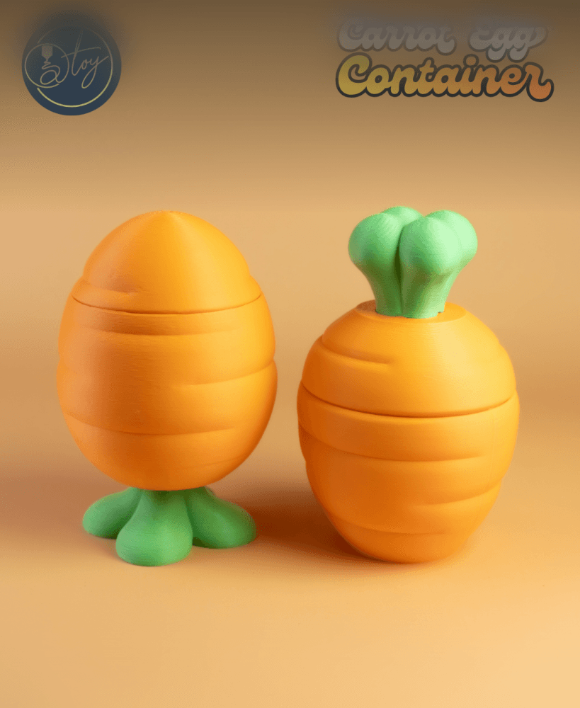 CARROT EGG CONTAINERS 3d model