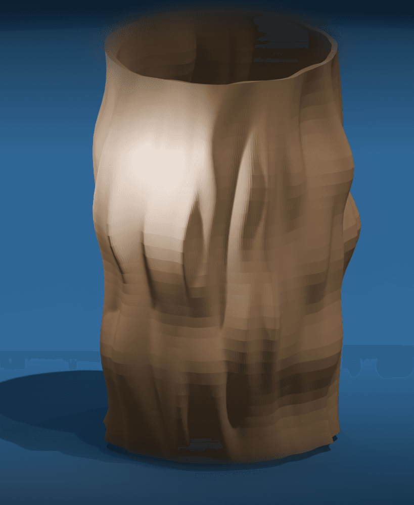 Wavy Vase 3d model
