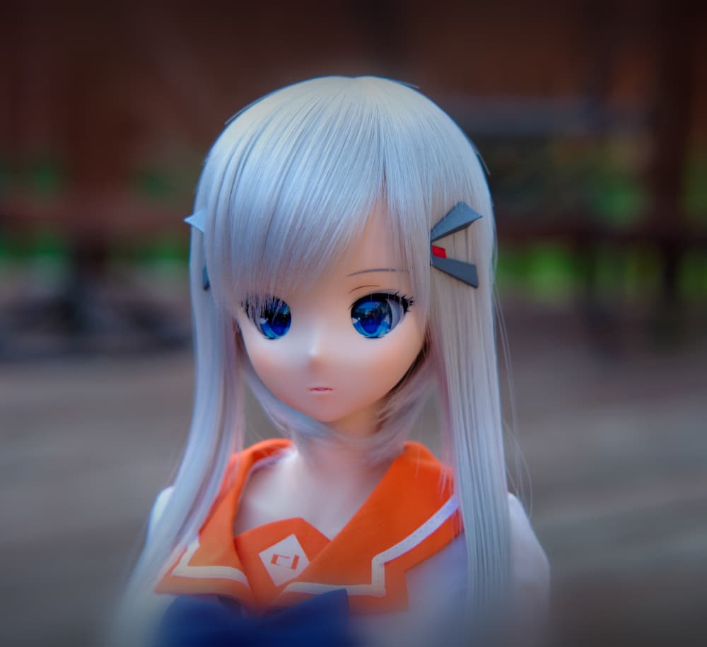 Chitose Telepathic Wave Transmitter Hair Clips - Smart Doll 3d model