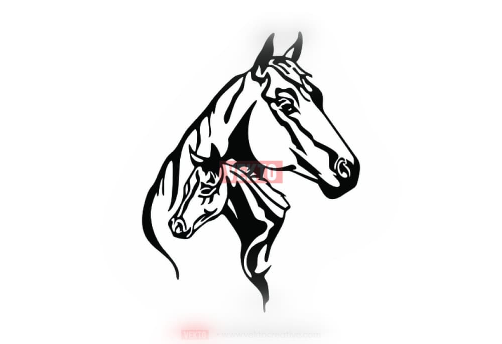 Figura de Caballo – Horse Outline STL – Simple Equine 3D Model 3d model