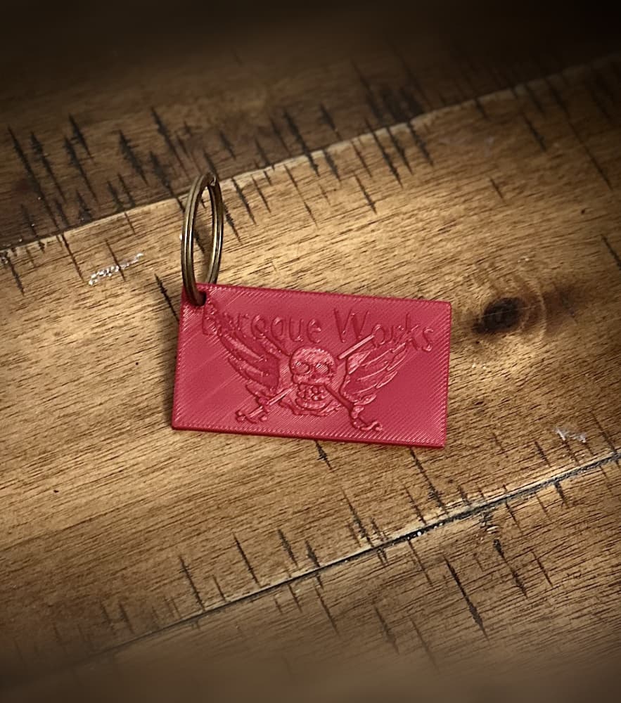 Baroque Works Keychain 3d model