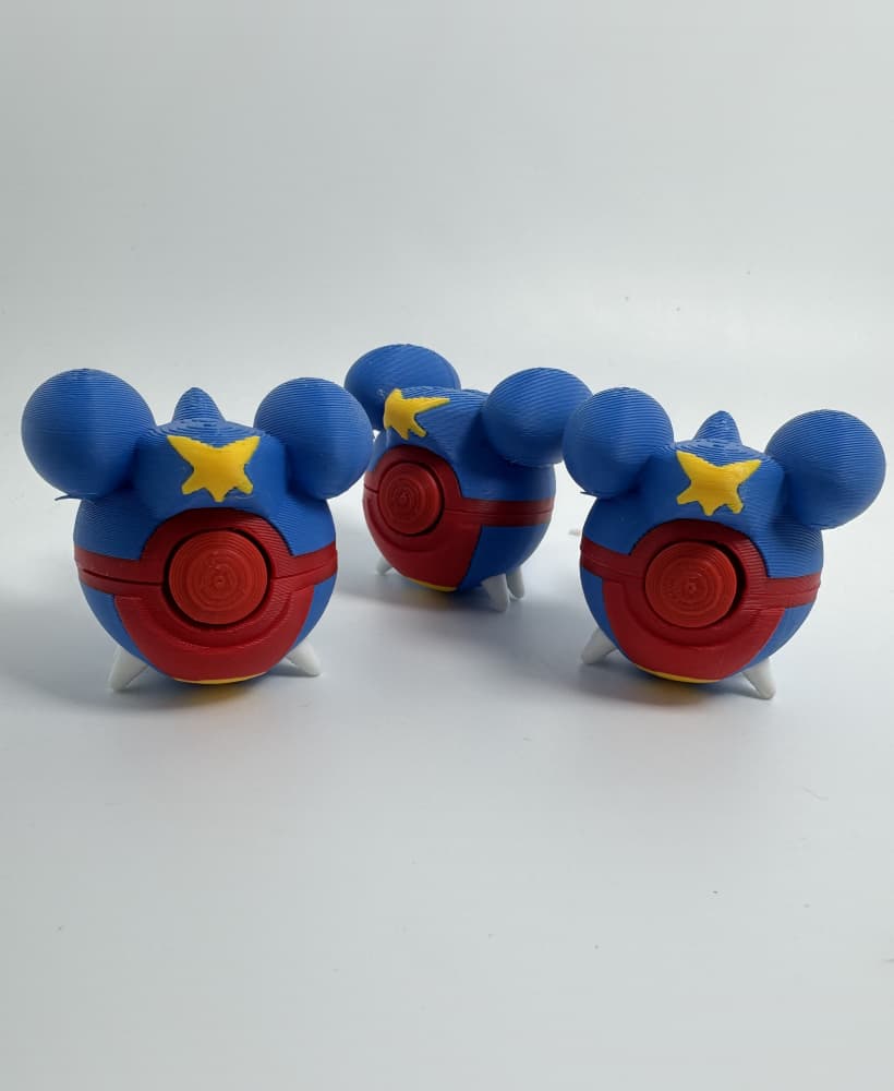 GarchBall pokeball clicker 3d model
