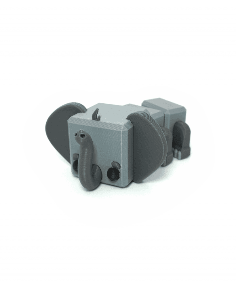 Cute Elephant (Articulated) 3d model