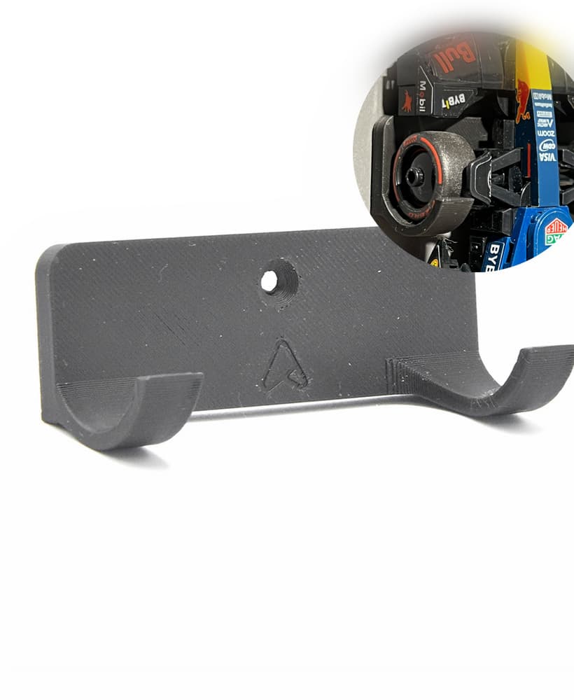 Wall Mount for LEGO F1 Speed Champions Cars | Wall Mount for F1 Cars | Display - Holder - Bracket - 3d model