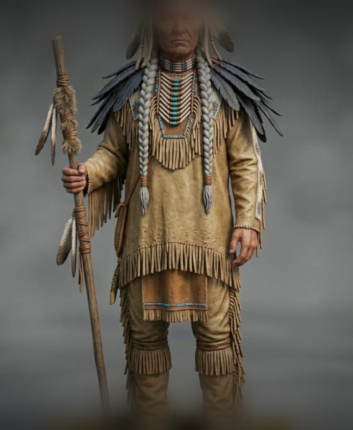 THE OLD WEST - THE WISEMAN - THE NATIVES COLLECTION (3D - 50MM STL) 3d model